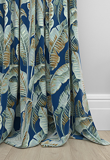 Nicobar, Blue Lagoon - Made to Measure Curtain